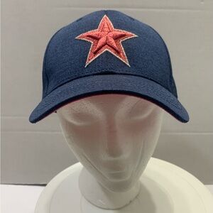 Dallas Cowboys Women’s Navy & Pink Star Adjustable Velcor Cap.       2815